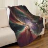 3D Galaxy Flannel Fleece Blanket, 130 x 150 cm view 3