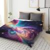 3D Galaxy Flannel Fleece Blanket, Soft Starry Sky Throw, 100 x 130 cm view 4