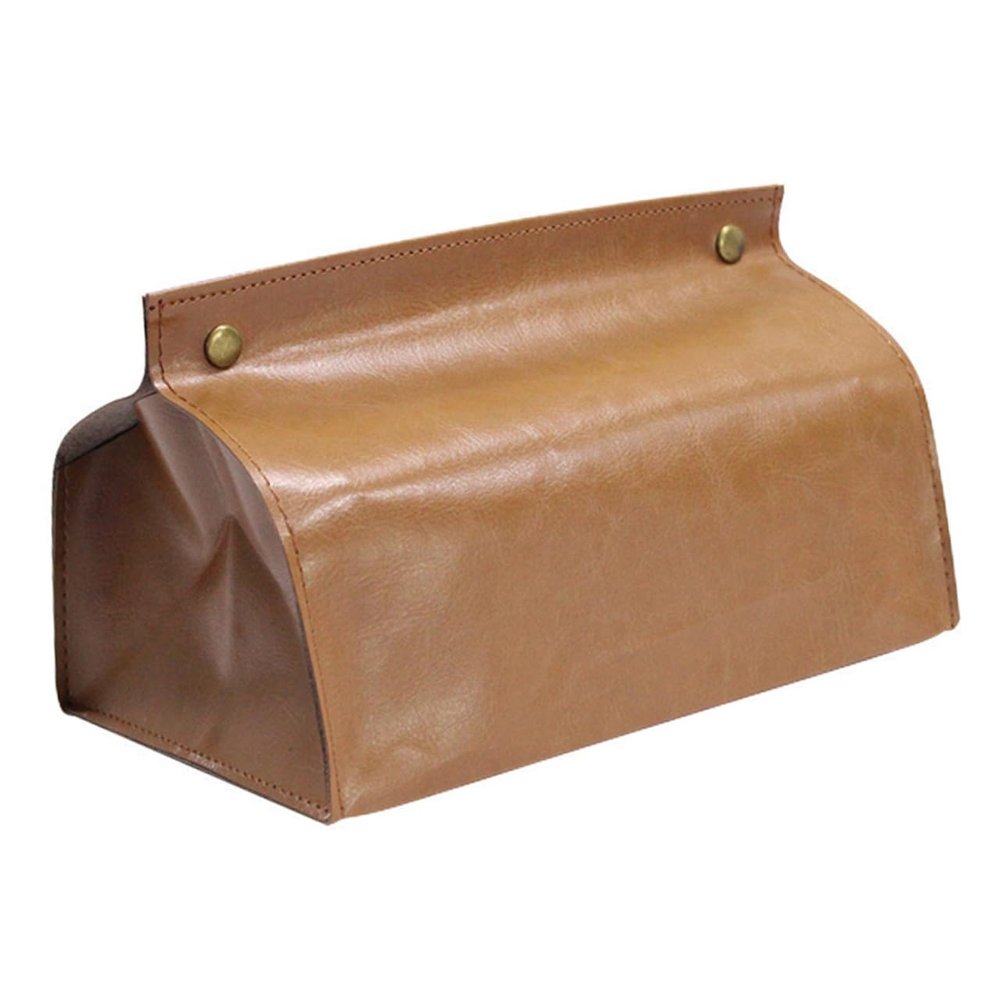 PU Leather Tissue Box Holder for Car and Hotel Room
