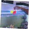 Angoily 2-Piece Silicone Betta Fish Leaf Rest with Suction Cups view 3