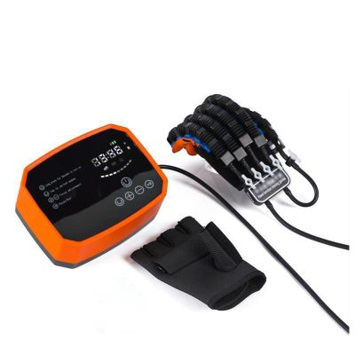 Rehabilitation Training Glove, Intelligent Robotic Finger and Hand Trainer, Five-Finger Flexion and Extension Device, Right Hand, XL
