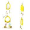 Bird Toy Mirror with Bells for Bird Cages, Metal and Plastic view 3