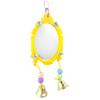 Bird Toy Mirror with Bells for Bird Cages, Metal and Plastic view 4
