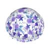 Violet Purple Rose Adjustable Double-Layer Waterproof Shower Cap view 1
