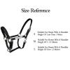 QYMLSH Horse Bridle, Hibiscus Leather Comfort Bridle (Green, Size S) view 2