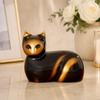 Royal Rapture Kitty Cat Figurine Pet Urn, Bronze, 5 in view 2