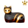 Royal Rapture Kitty Cat Figurine Pet Urn, Bronze, 5 in view 4