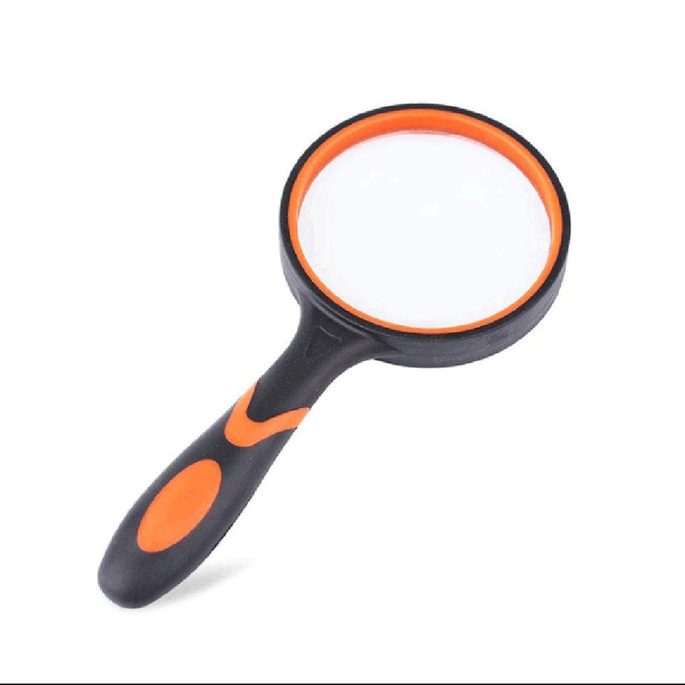 Magnifying Glass, Handheld Magnifier for Reading, Enlarging, and Appreciating Jewelry Details