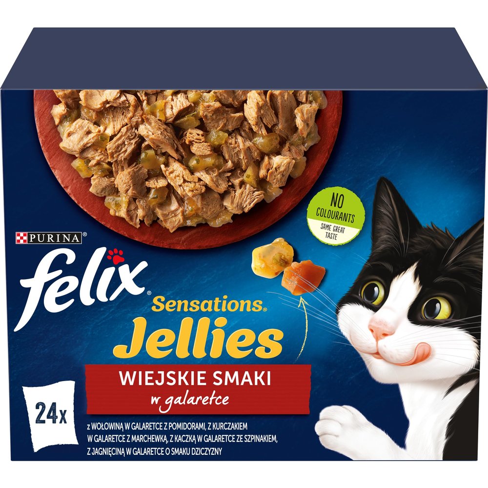 Purina Cat Food Chicken, Beef, Lamb & Duck, 24 x 85 g