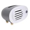 Decorative Radio-Shaped Tissue Box, PP and Wood, White view 1