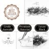 BE Lash Artisan 5D 0.07 Loose Silk-Fiber Lash Fans, D-11 mm view 3