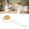 Self-Cleaning Pet Grooming Brush for Cats and Dogs (White) view 2