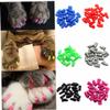 Beavorty 20 Pack Cat Nail Caps - Black Rubber view 2