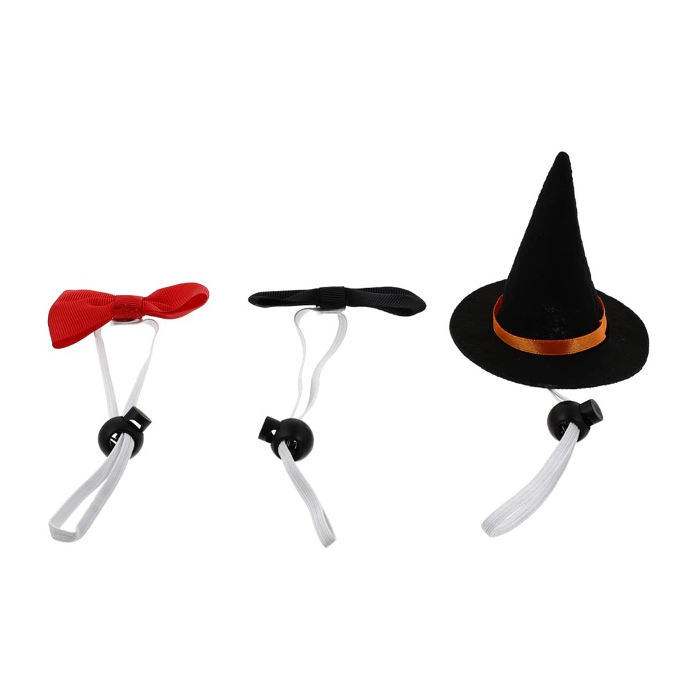 Angoily Elastic Halloween Pet Hat with Witch Style