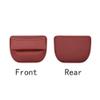 ZaLix Car Seat Gap Storage Box for Tesla Model S/Model X/Model Y/Model 3, PU Leather Organizer, E Red view 2