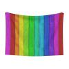 BUULOO Reversible Rainbow Wood-Print Fleece Pet Blanket view 1