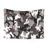 BUULOO Reversible Pet Fleece Blanket, Black, Gray, White Camouflage, Various Sizes view 1