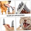 Beavorty 2 Pairs Pet Finger Toothbrushes view 3