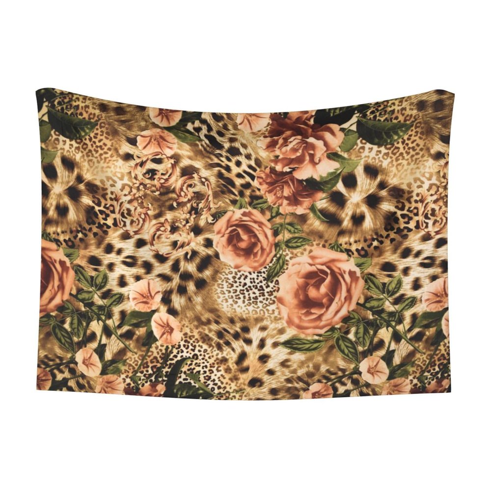 BUULOO Pet Bean Fleece Blanket, Reversible, Striped Leopard Print, Soft Printed Blanket for Cats and Dogs, Various Sizes