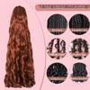 French Curls Braiding Hair, 24 Inch, 8 Packs, Pre-Stretched Loose Wave Synthetic Hair with Bouncy Spanish Curly Ends (350#) view 4
