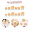 12 Cosmetic Glass Jars, 5g/10g/30g, with Wooden Lids view 3