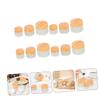 12 Cosmetic Glass Jars, 5g/10g/30g, with Wooden Lids view 4