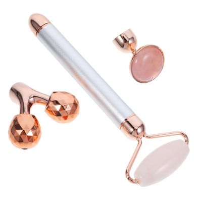 3-in-1 Electric Jade Powder Crystal Facial Roller