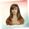 DOITOOL Long Brown Women's Wig with Natural Look view 3