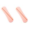 minkissy Portable Silicone Makeup Brush Bag, Travel Makeup Brush Holder, Cosmetic Brush Organizer, Small, Lightweight, Easy to Clean, 2 Pcs view 1