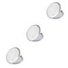 minkissy 3-Piece Small Folding Double-Sided Compact Travel Makeup Mirror with Glitter for Women view 1
