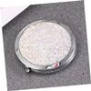 minkissy 3-Piece Small Folding Double-Sided Compact Travel Makeup Mirror with Glitter for Women view 4