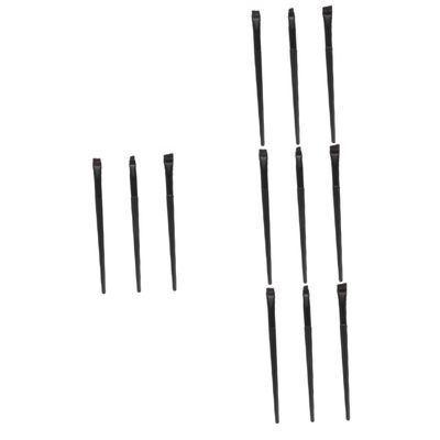 minkissy 4 Sets Dual-Use Eye Makeup Brush Set, Eyeliner & Eyebrow Brushes, 3 Pieces per Set