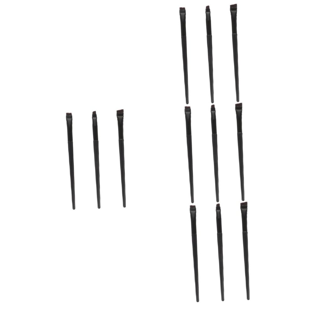 minkissy 4 Sets Dual-Use Eye Makeup Brush Set, Eyeliner & Eyebrow Brushes, 3 Pieces per Set