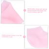 1 Pair of Pink Exfoliating Foot Care Socks, Elastic view 2