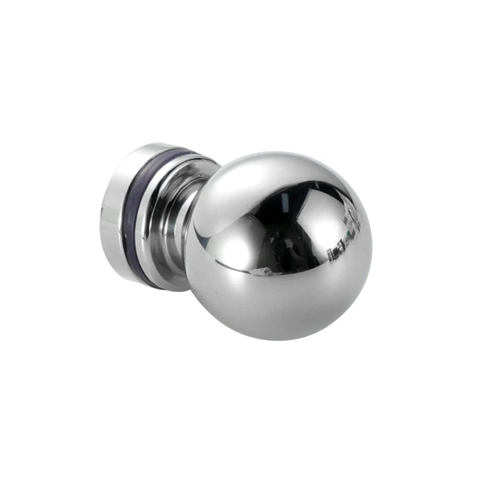 IXITAB Bathroom Glass Door Handles for Shower Enclosures, Small Round Single-Hole Pull Handles, Replacement Round Pull Knobs