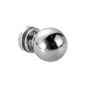 IXITAB Bathroom Glass Door Handles for Shower Enclosures, Small Round Single-Hole Pull Handles, Replacement Round Pull Knobs view 1