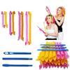 10-Piece Heatless Curlers, No-Heat Spiral Curling Rods for Sleeping, Soft Waves (45 cm, 20 pcs) view 2