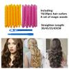 10-Piece Heatless Curlers, No-Heat Spiral Curling Rods for Sleeping, Soft Waves (45 cm, 20 pcs) view 3