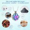 AIWENXI Pet Ashes Necklace with Paw Print Pendant and Mini Urn Keepsake view 4