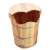 PUCHEN Wooden Foot Bath Bucket with Lid view 1