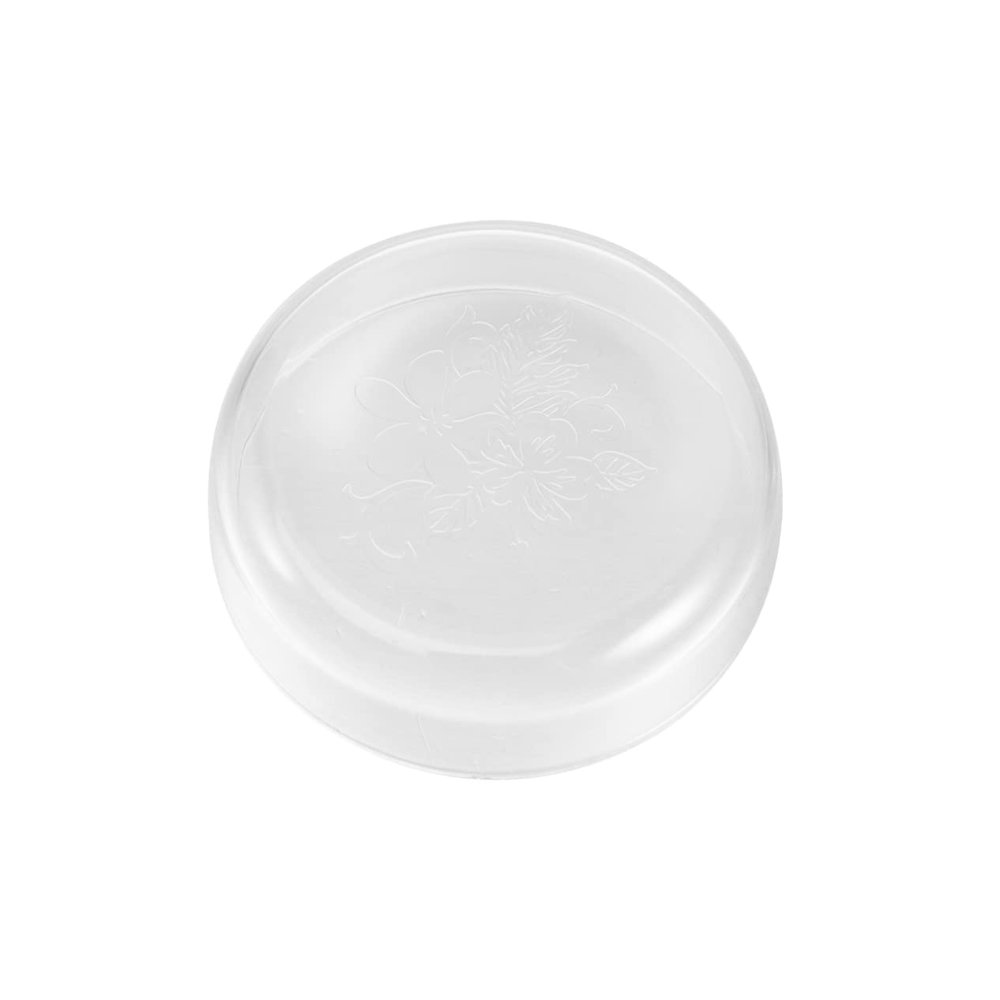 BUGUUYO Shrimp Feeding Bowl - Transparent with 3D Flower Pattern