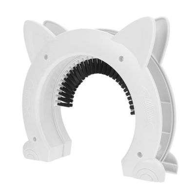 Beavorty Cat Door with Brush Design for Pets