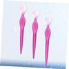 Angoily 9-Piece Stainless Steel Eyebrow Razors for Precise Trimming, Compact Beauty Tools for Women and Girls, Travel, Transparent Red view 4
