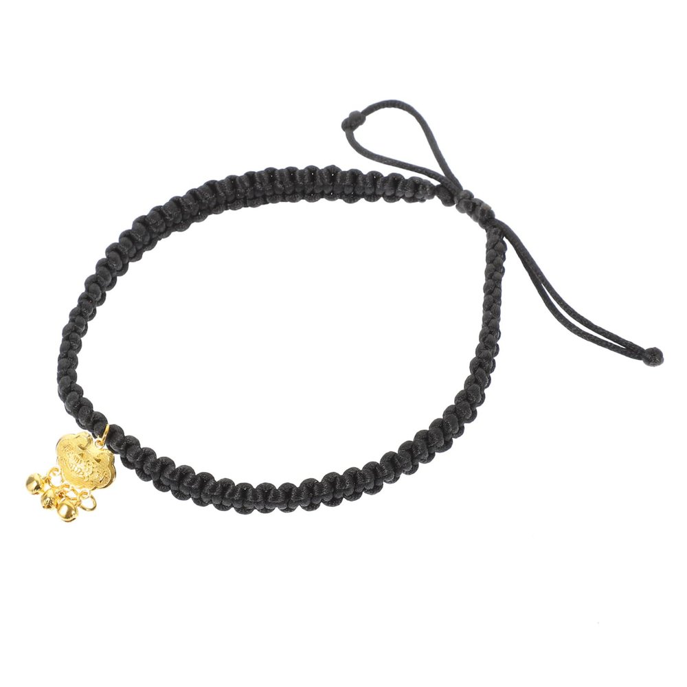 Angoily Pet Gold Lock Adjustable Collar with Bells
