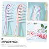 Housoutil 9-Piece Plastic Hair Comb Set with Wide Teeth for Curly Hair, for Men and Women view 4