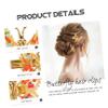 Gold Butterfly Hair Clips Made of Zinc Alloy for Women view 3