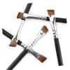 FRCOLOR 20-Piece Mini Eyebrow Brushes with Wooden Handles, Black view 3