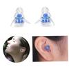 SOLUSTRE 3 Pairs Reusable Noise-Reducing Earplugs for Sleep, Concerts, and Concentration, Blue, Comfortable, Protective Against view 3