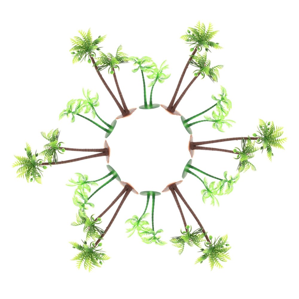 OATIPHO 12-Piece Artificial Coconut Tree Set