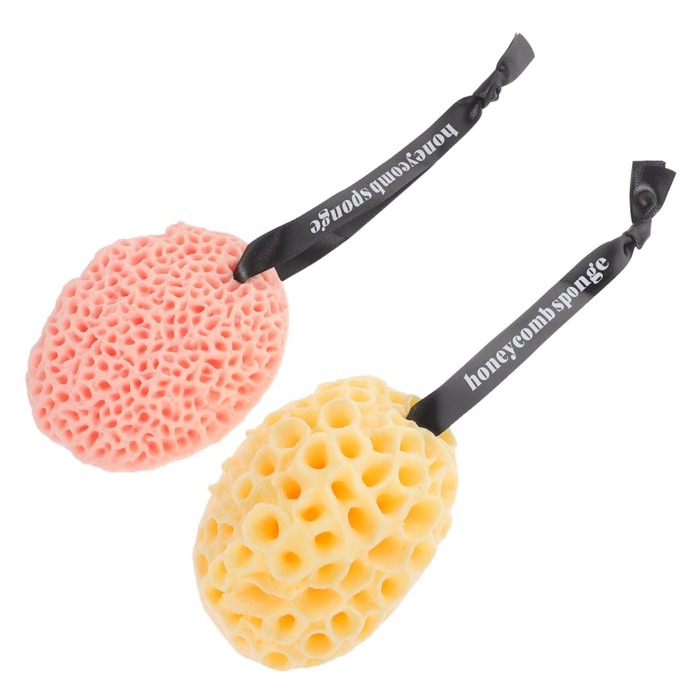 2-Piece Hydrophilic Polyurethane Body Cleaning Sponge Set for Children